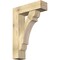 Ekena Millwork Olympic Block Rough Sawn Bracket w/ Offset Brace, Douglas Fir, 8"W x 28"D x 40"H BKT0806X28X40OLY05RDF - alternate 1